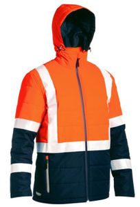 Taped Hi Vis Puffer Jacket