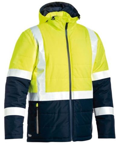 Taped Hi Vis Puffer Jacket