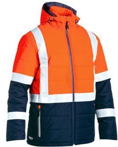 Taped Hi Vis Puffer Jacket