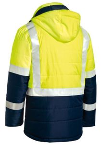 Taped Hi Vis Puffer Jacket