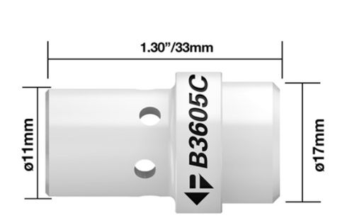 Binzel 36 Style Gas Diffuser- White