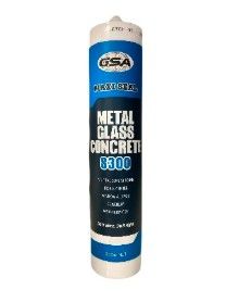 GSA S300METAl, GLASS, CONCRETE SILICONE BLACK