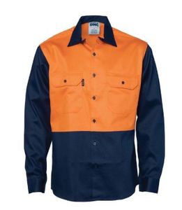 Patron Saint® Flame Retardant Two Tone Drill Shirt - L/S