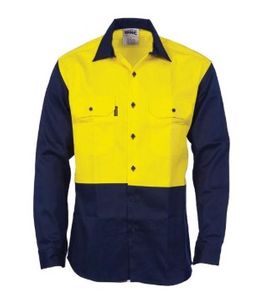Patron Saint® Flame Retardant Two Tone Drill Shirt - L/S