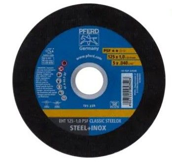 Cutting Disc 125mm x 1.0mm x 22.2mm Classic Steelox PFERD