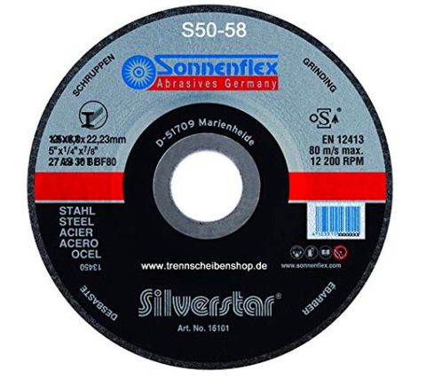 Grinding Dics 125mm x 6.8mm x 22.2mm Steel Sonnenflex PFERD