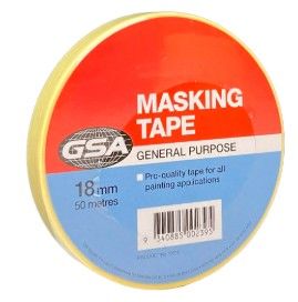 TAPE MASKING GSA HI-TEMP 18mm X 50m