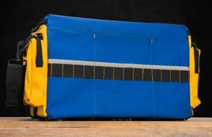Rugged Xtreme Workmate Toolbag Medium Yellow / Blue 500L x 200W x 300H