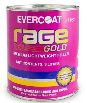 EVERCOAT RAGE GOLD BODY FILLER 3L
