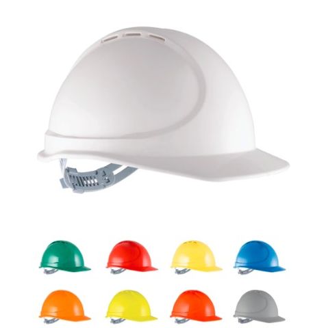 HARD HAT (V6) Vented Hard Hat With Slide Lock Harness