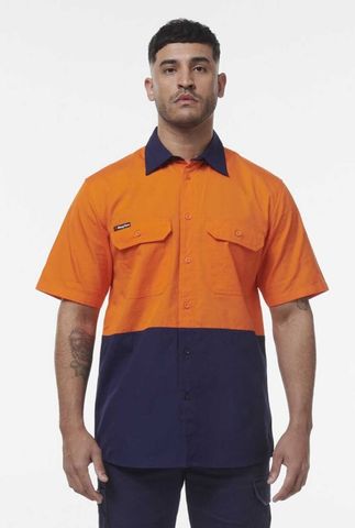 KING GEE WORKCOOL VENTED SPLICED SHORT SLEEVE SHIRT