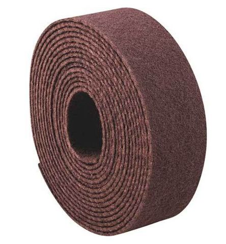 SCOURER ROLL BODYWORX MEDIUM MAROON 115MM X 10M