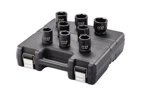 M7 IMPACT SOCKET SET 3/4DVE 8PCE (21-41MM) DEEP