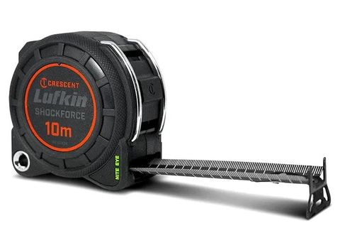 TAPE MEASURE SHOCKFORCE NITE EYE CRESCENT 30MM X 10M