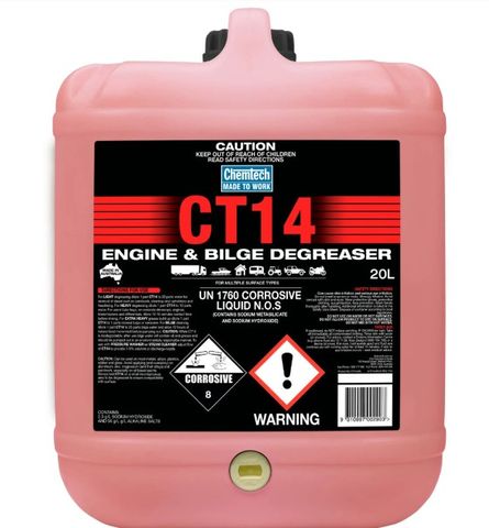 DEGREASER H/DUTY ENGINE CLEANER CHEMTECH CT14 20L