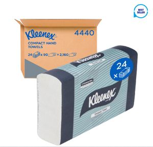 KLEENEX COMPACT HAND TOWEL 29.5CM X 19CM (90SHT/PK) 24/CTN