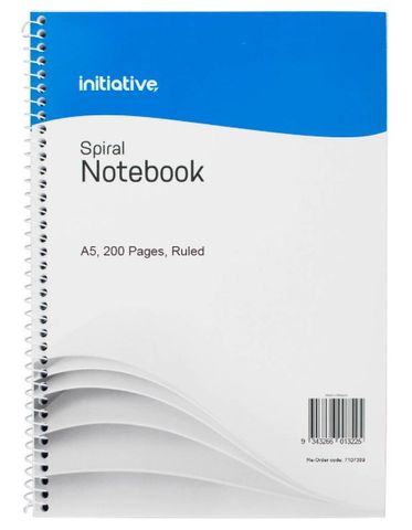 NOTEPAD SPIRAL A5 200 PAGE