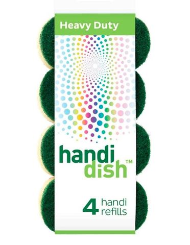 HANDI DISH WAND H/DUTY REFILL PACK 4