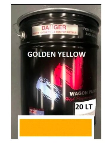 Wagon Paints Rapid Enamel Y14 Golden Yellow 20L