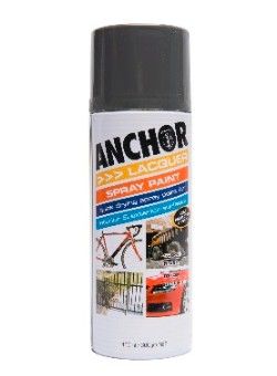 ANCHOR PAINT AEROSOL MATT BLACK 300G