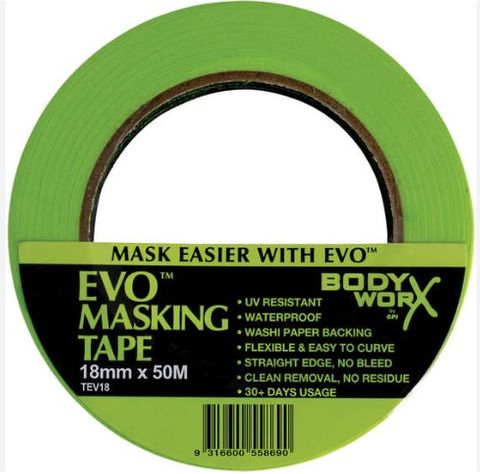 TAPE MASKING HI-TEMP 18mm X 50m