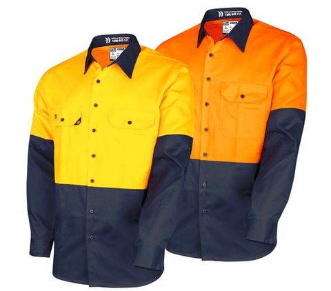 TRU Lightweight Vented Hi-Vis Drill Shirt
