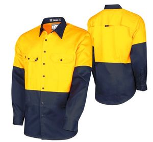 TRU Lightweight Vented Hi-Vis Drill Shirt