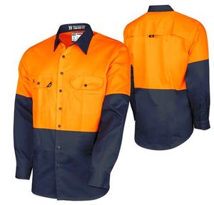 TRU Lightweight Vented Hi-Vis Drill Shirt