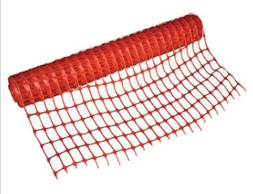 ORANGE BARRIER MESH FENCING 8KG/50MTRS