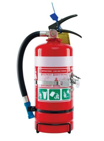 FIRE EXTINGUISHER ABE 2.5KG C/W VEHICLE BRACKET