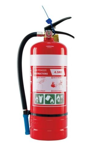 FIRE EXTINGUISHER ABE 4.5KG C/W WALL BRACKET