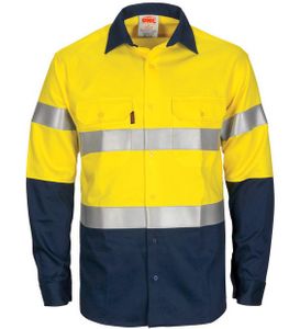 Paton Saint Flame Retardant 2 Tone Cotton Shirt with 3M F/R Tape - L/S
