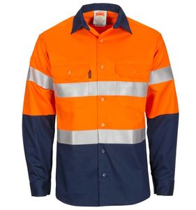 Paton Saint Flame Retardant 2 Tone Cotton Shirt with 3M F/R Tape - L/S