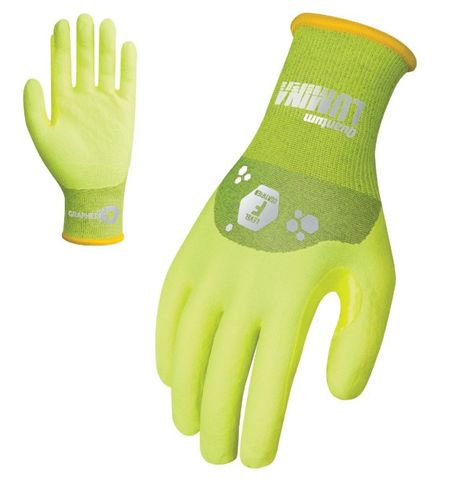 Glove Graphex Lumina Cut F HiVis Microfine Nitrile Coating