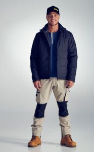 Bisley Puffer Jacket with Adjustable Hood