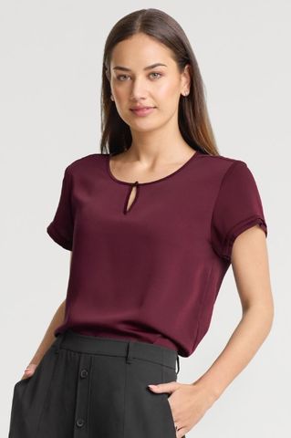 Womens Evelyn Short Sleeve Blouse
