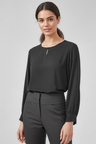 Womens Evelyn Long Sleeve Blouse