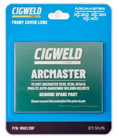 CIGWELD Arcmaster XC40, XC30,XC20,PROLITE Front Welding Lens Cover