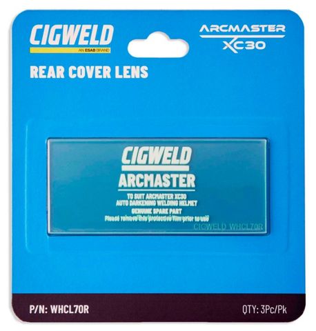 CigWeld Rear lens cover XC30 PK 3