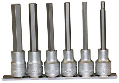 TENG 6PCE 1/2" DR. LONG HEX SOCKET SET 5-12MM
