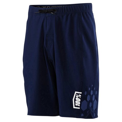 100% Mens Navy Draft Athletic Short