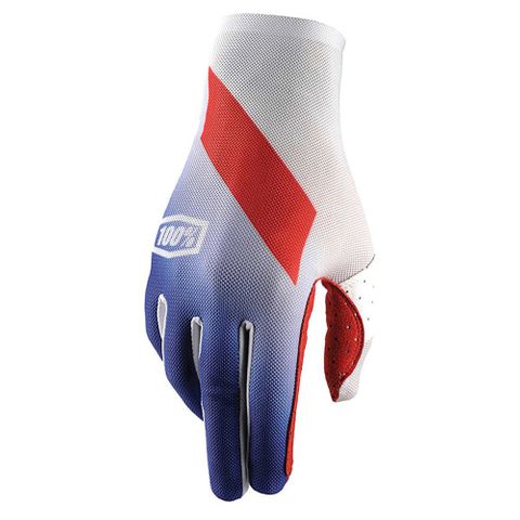 100% Celium Blue Gloves