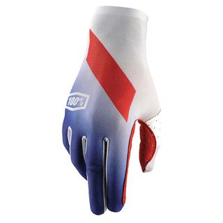 100% Celium Blue Gloves