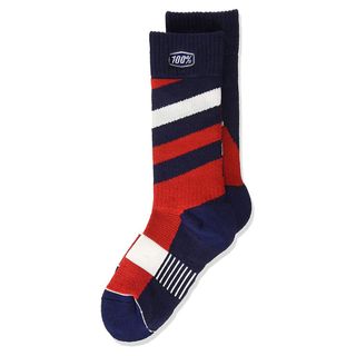 ONE-24107-003-17 FA18 TORQUE YOUTH MOTO SOCK RED SM/MD