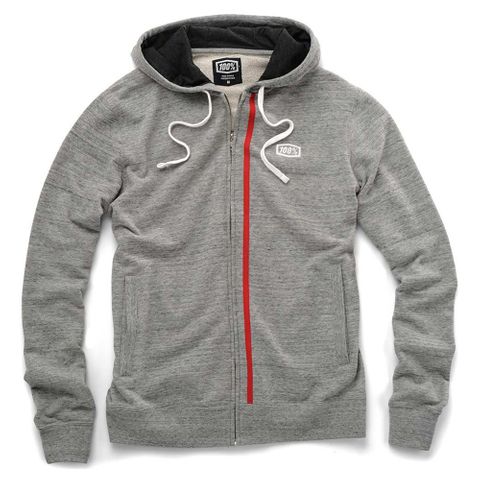 ONE-36015-007-11 DREW ZIP HOODED SWEATSHIRT GREY