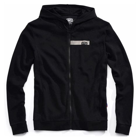 ONE-36019-001-10 CHAMBER ZIP HOODED SWEATSHIRT BLK SM