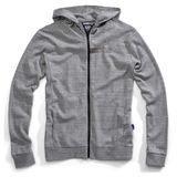 100% Chamber Grey Zip Hoodie