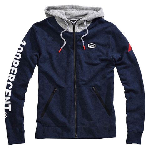 ONE-36024-015-12 SP20 HIATUS ZIP SWEATSHIRT NAVY LG