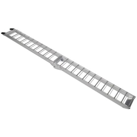 RAMP-4000 MOTO RAMP 7ft Folding  Silver 12" 340kg