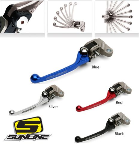 Sunline Vince V1 MDX Flex Clutch Lever For Kawasaki KX Suzuki RMZ